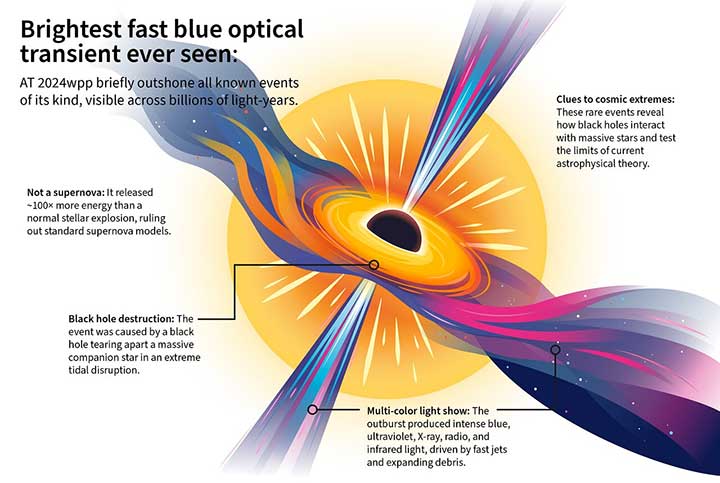 Most luminous fast blue optical transient 3